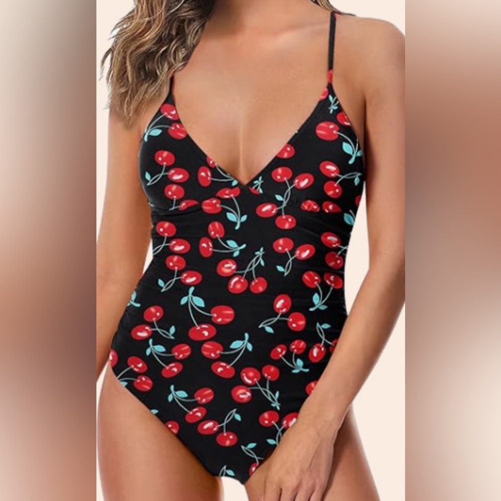 🍒 Cherry Print Swimsuit 🍒